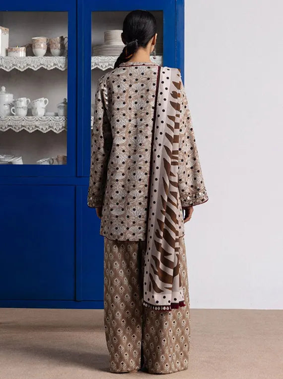 Coco Printed Linen Unstitched Collection'26 Vol-04 (Elowen-7B)