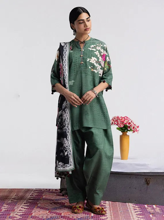 Coco Printed Linen Unstitched Collection'26 Vol-04 (Hana-2B)