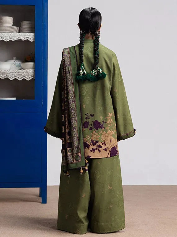 Coco Printed Linen Unstitched Collection'26 Vol-04 (Iris-8B)