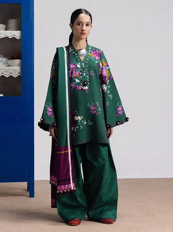 Coco Printed Linen Unstitched Collection'26 Vol-04 (Katya-9B)