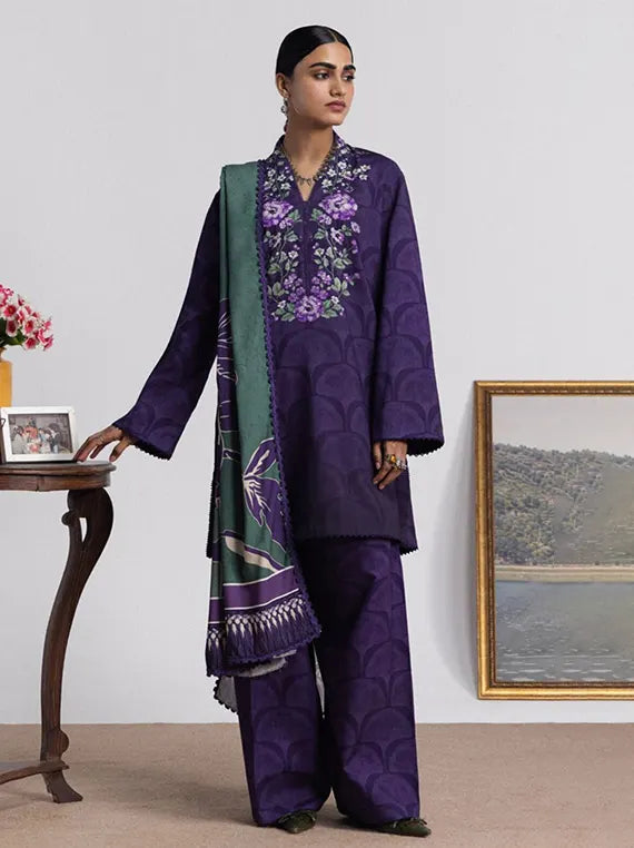 Coco Printed Linen Unstitched Collection'26 Vol-04 (Mira-1A)
