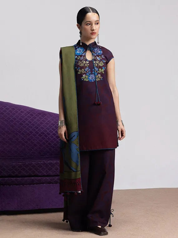 Coco Printed Linen Unstitched Collection'26 Vol-04 (Mira-1B)