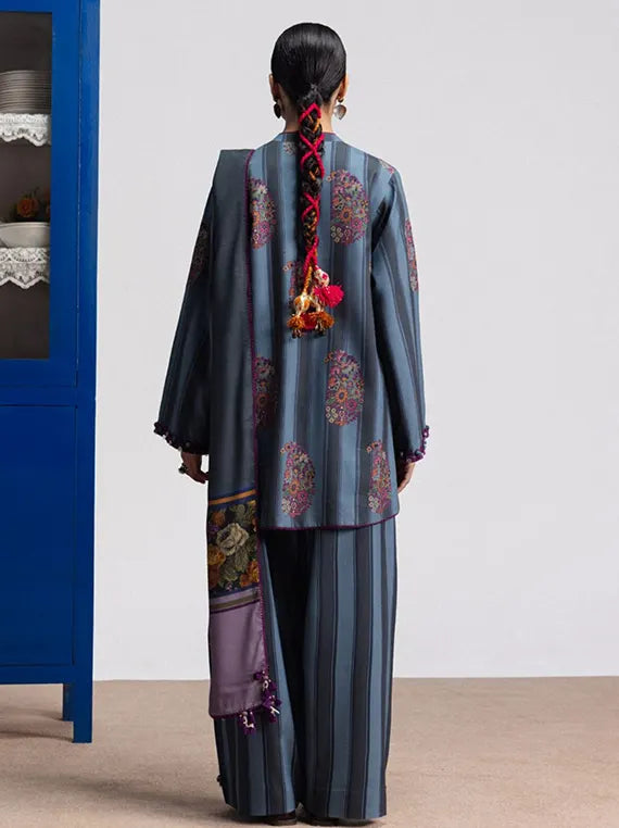 Coco Printed Linen Unstitched Collection'26 Vol-04 (Rania-4B)