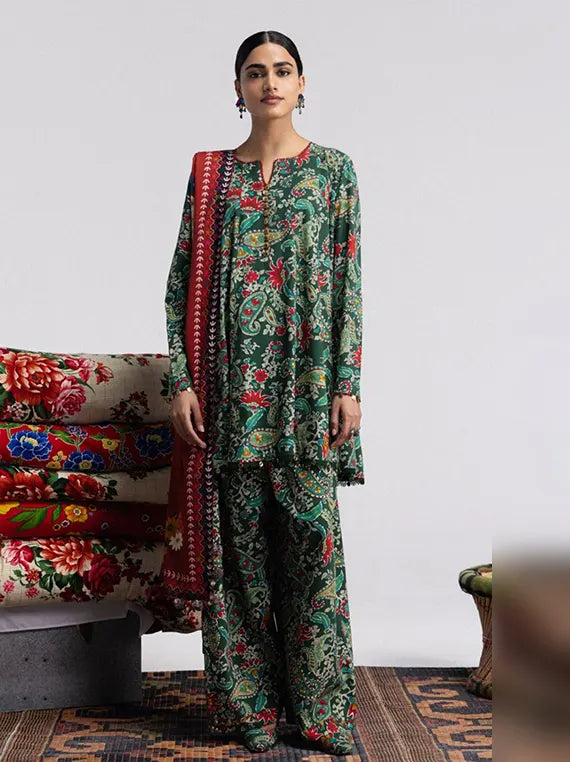 Coco Printed Linen Unstitched Collection'26 Vol-04 (Sofia-6B)
