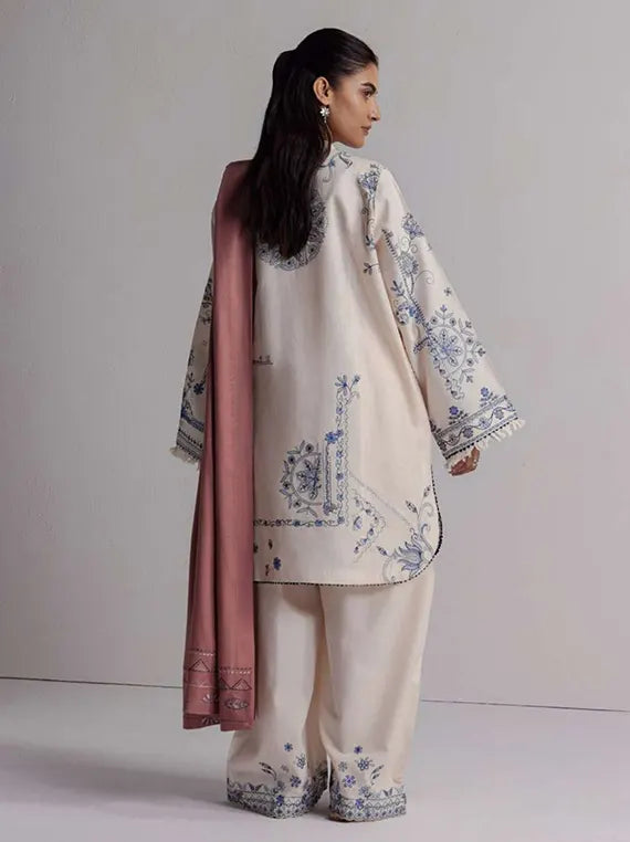 Coco by Zara Shahjahan Winter Embroidered Unstitched Collection'26 (DIBA-10B)
