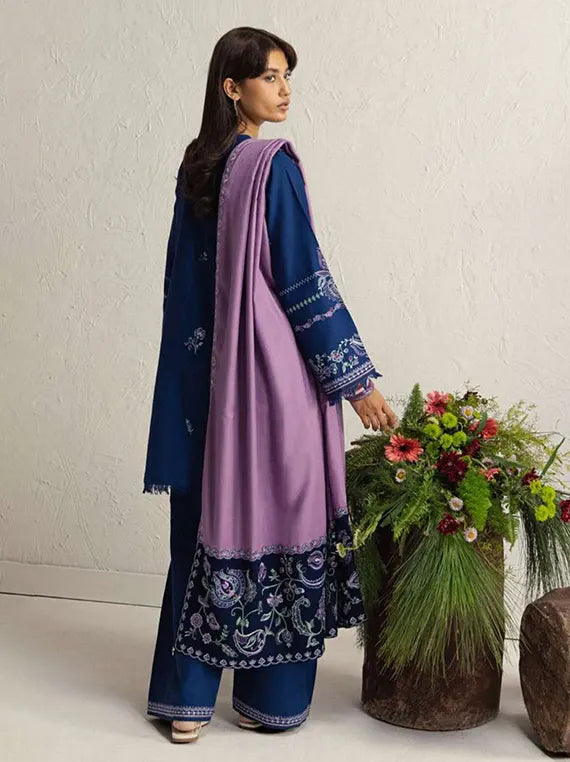 Coco by Zara Shahjahan Winter Embroidered Unstitched Collection'26 (NEELAM-4A)