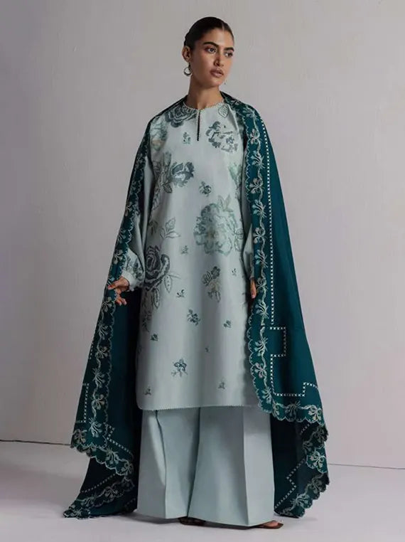 Coco by Zara Shahjahan Winter Embroidered Unstitched Collection'26 (RAKHSH-3B)