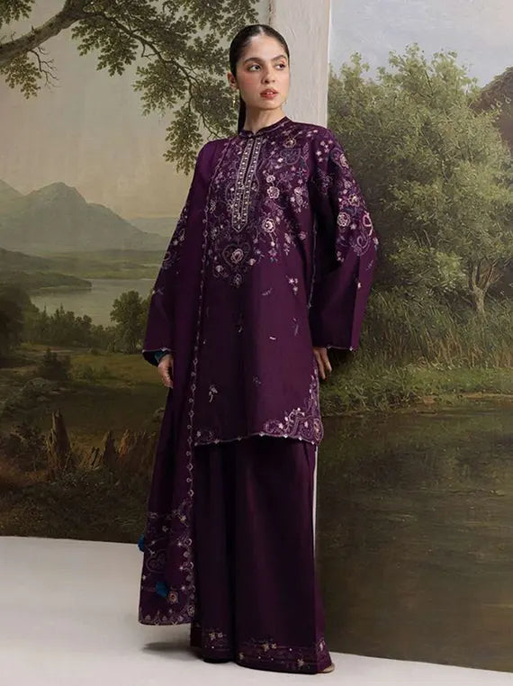 Coco by Zara Shahjahan Winter Embroidered Unstitched Collection'26 (SHAB-5A)