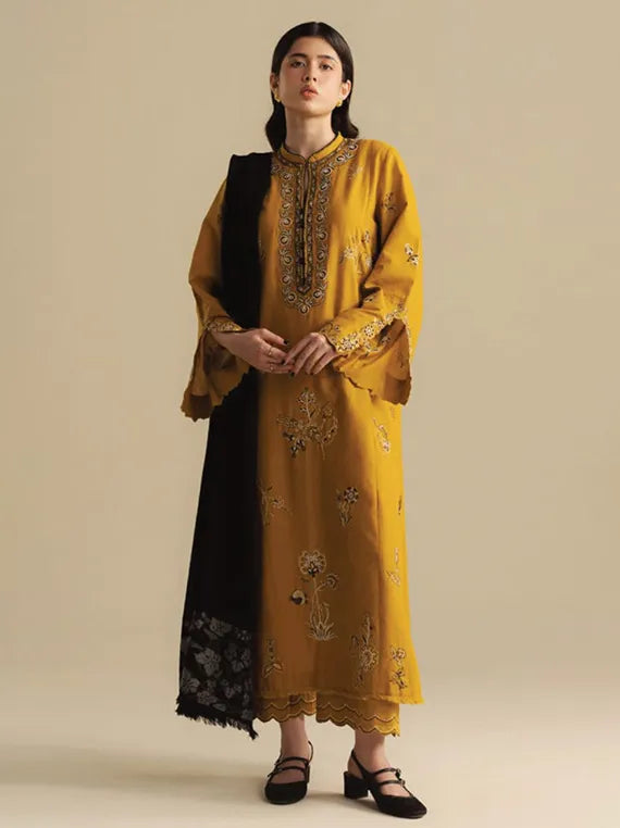 Coco By Zara ShahJahan Unstitched Winter Collection 2025 (DAWN-5A)
