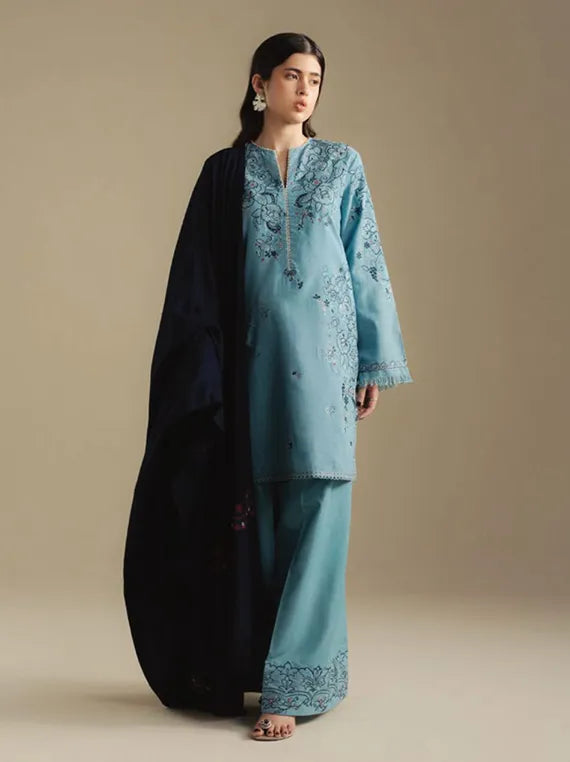 Coco By Zara ShahJahan Unstitched Winter Collection 2025 (LAUREL-9B)