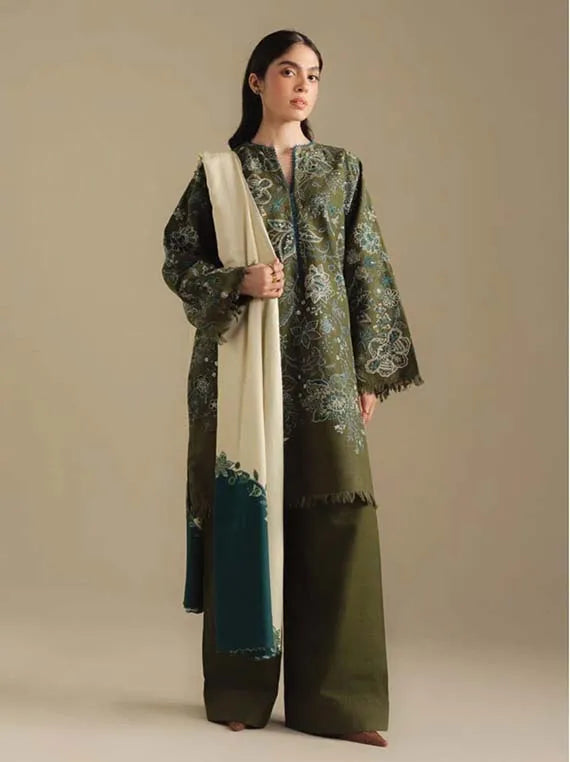 Coco By Zara ShahJahan Unstitched Winter Collection 2025 (MIST-2A)