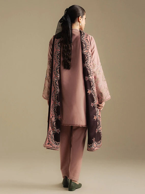 Coco By Zara Shahjahan Winter Khaddar Collection 2026 (Coral-4A)