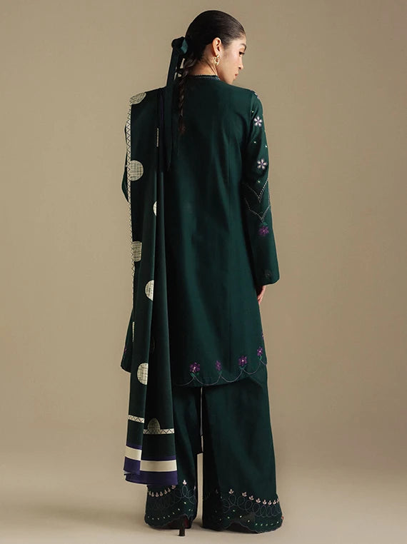 Coco By Zara Shahjahan Winter Khaddar Collection 2026 (Fawn-8A)