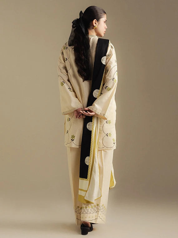 Coco By Zara Shahjahan Winter Khaddar Collection 2026 (Fawn-8B)