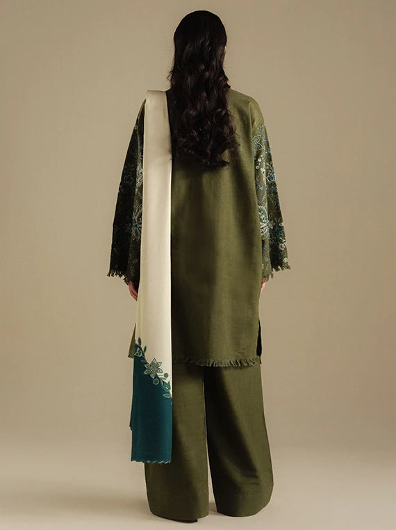 Coco By Zara Shahjahan Winter Khaddar Collection 2026 (Mist-2A)