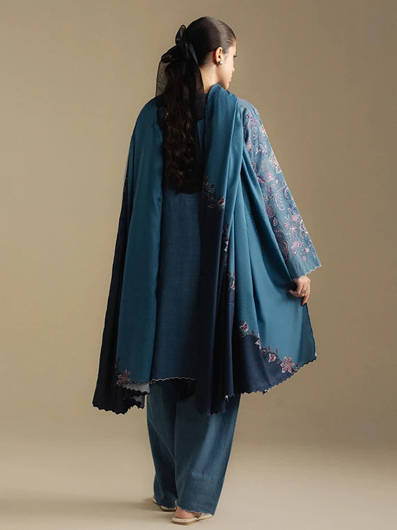Coco By Zara Shahjahan Winter Khaddar Collection 2026 (Mist-2B)