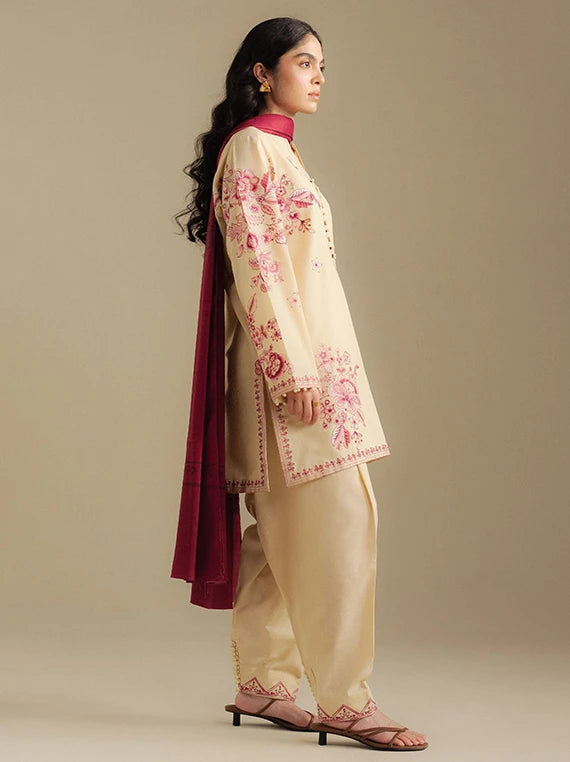 Coco By Zara Shahjahan Winter Khaddar Collection 2026 (Snowdrop-10A)