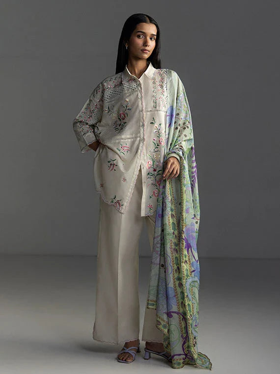 Coco by Zara ShahJahan Embroidered Lawn Collection 2026 (Seren-5A)