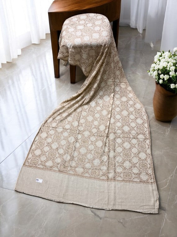 Cold Season Crystal Round Wool Shawl Edit 2025 Vol-25DS02 (25DS02-02)