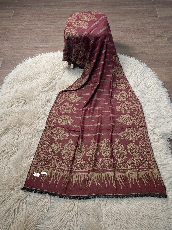 Cold Season Printed Wool Shawl Edit 2025 Vol-25DS10 (25DS10-05)