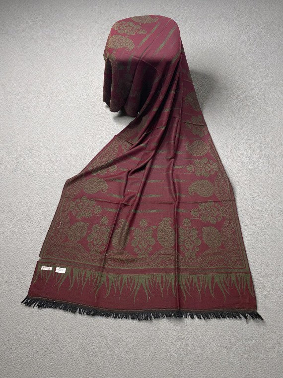 Cold Season Printed Wool Shawl Edit 2025 Vol-25DS10 (25DS10-06)