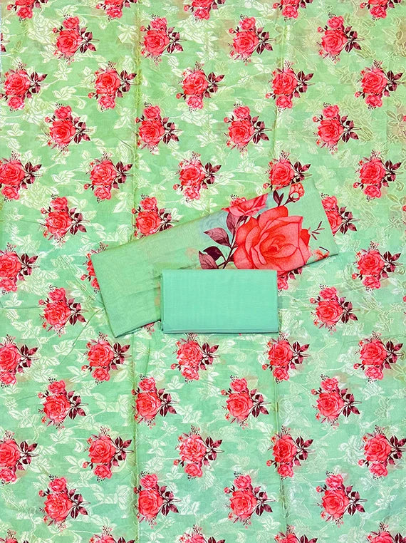 Color Flowers Printed Lawn Edit 2026 Vol-NS05 (D-08)