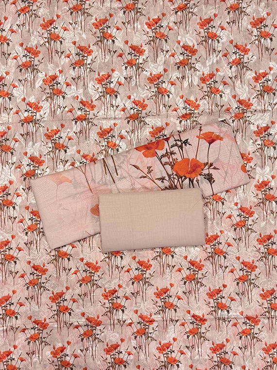 Color Flowers Printed Lawn Edit 2026 Vol-NS05 (D-12)