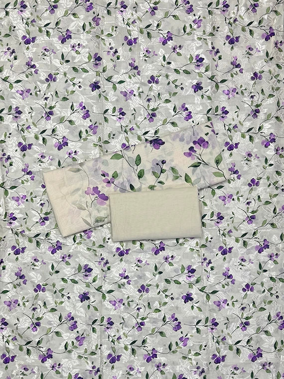 Color Flowers Printed Lawn Edit 2026 Vol-NS05 (D-17)