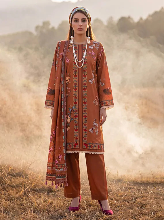 Colors by Alzohaib Linen Unstitched Printed Collection'26 V-02 (D-05)