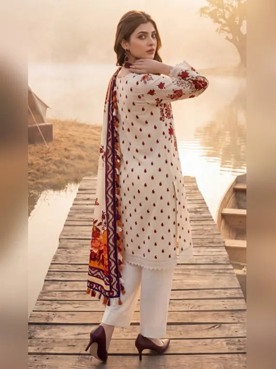 Colors by Alzohaib Linen Unstitched Printed Collection'26 V-02 (D-06)