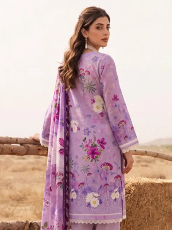 Colors by Alzohaib Linen Unstitched Printed Collection'26 V-02 (D-08)