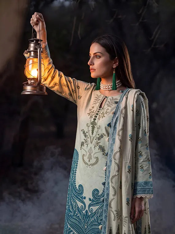 Colors by Alzohaib Linen Unstitched Printed Collection'26 V-02 (D-10)