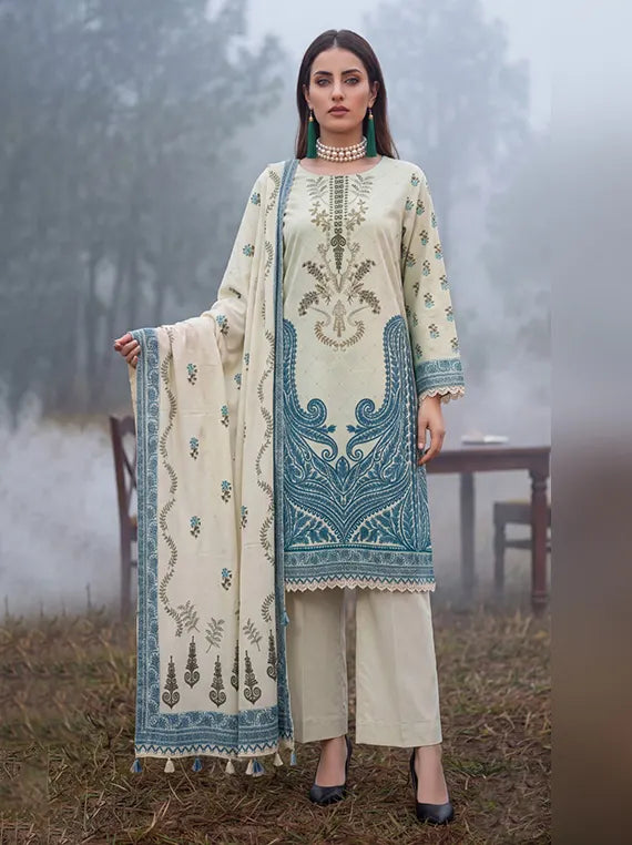 Colors by Alzohaib Linen Unstitched Printed Collection'26 V-02