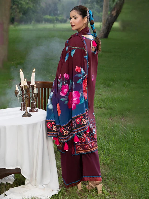 Colors by Alzohaib Printed Linen Unstitched Collection'26 (D-01)