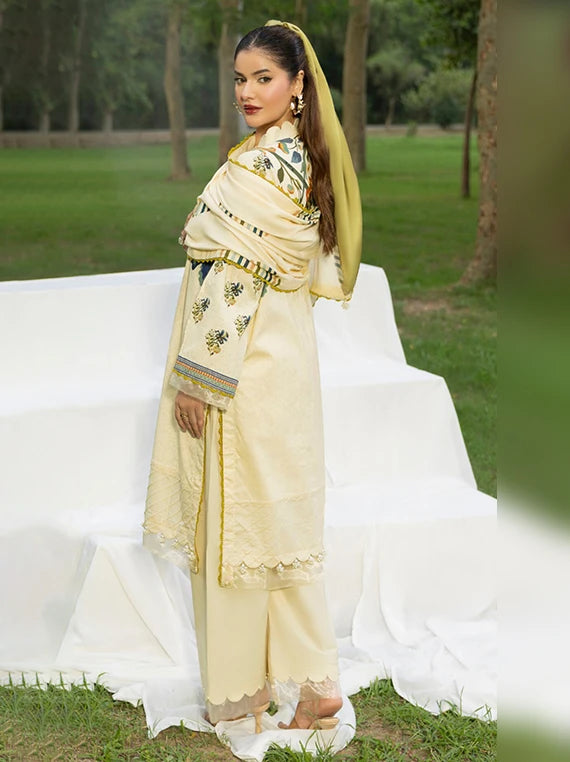 Colors by Alzohaib Printed Linen Unstitched Collection'26 (D-03)