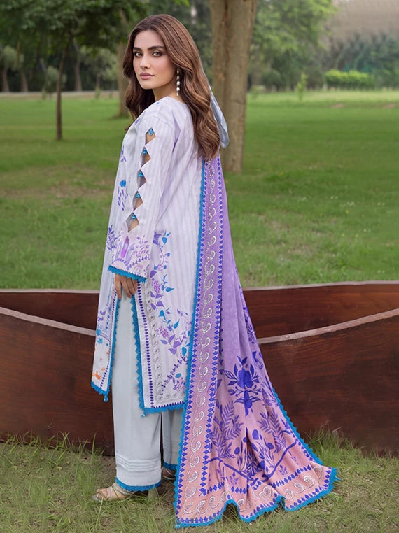 Colors by Alzohaib Printed Linen Unstitched Collection'26 (D-06)