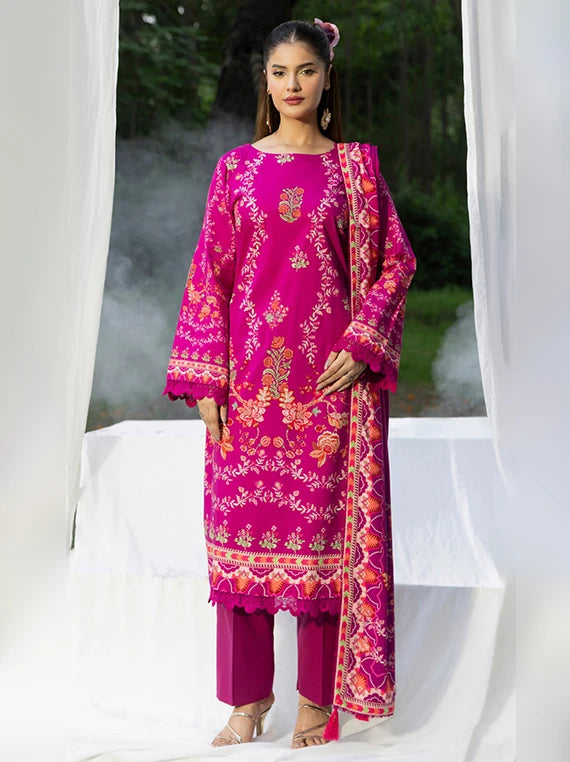 Colors by Alzohaib Printed Linen Unstitched Collection'26 (D-09)