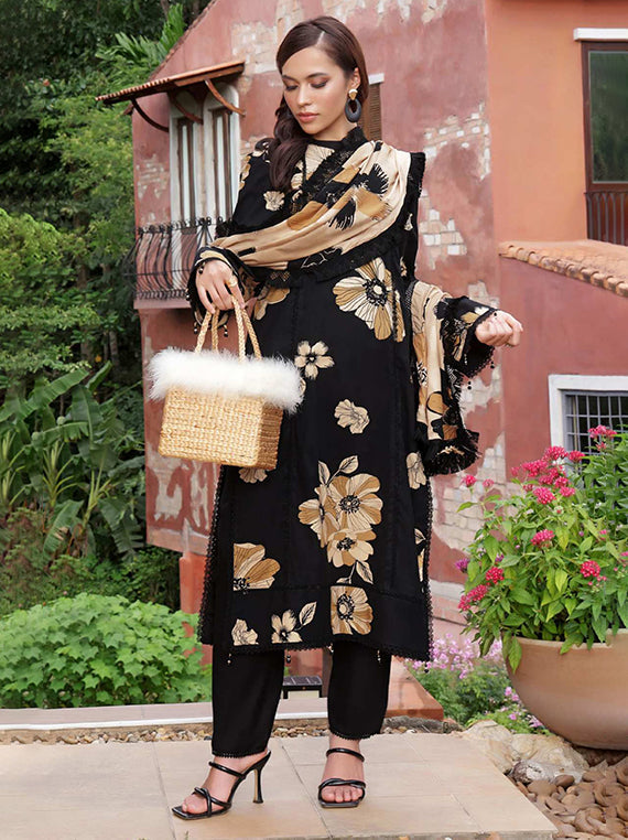 Colors Printed Linen Collection 2025 By Alzohaib (D-01)