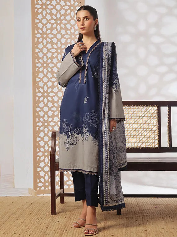 Colours by Alzohaib Lawn Collection 2025 Vol-03