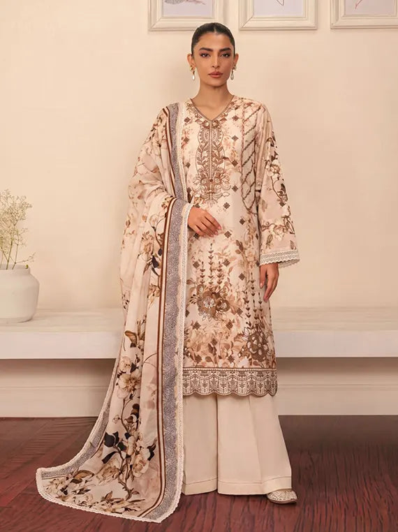 Coral by Fantak Unstitched Staple Slub Collection'26 V-1015
