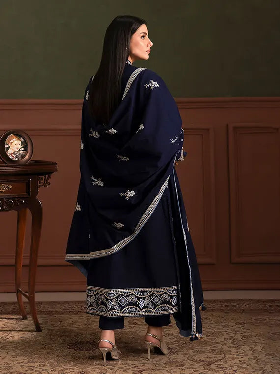 Crafted in Winter by Gul Ahmed Linen Unstitched Collection'26 (SP-62055)