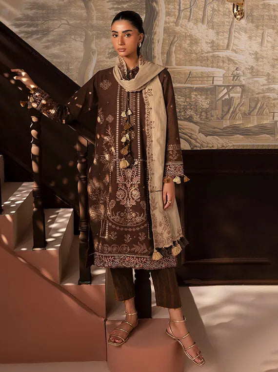 Crafted in Winter by Gul Ahmed Linen Unstitched Collection'26 (SP-62058)