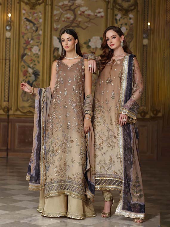 Majestic Muse Wedding Collection 2026 by Umar Poshak (Noor-by-Saadia-D-02-Beige)
