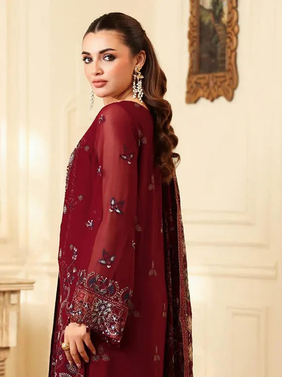 DASTAN by Ramsha Embroidered Chiffon Collection 2025 Vol-04 (T-404)