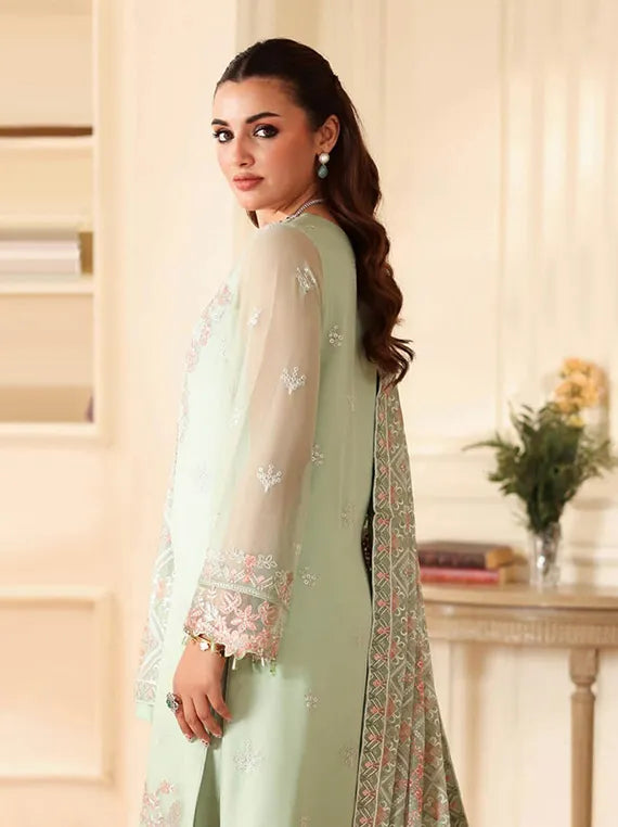 DASTAN by Ramsha Embroidered Chiffon Collection 2025 Vol-04 (T-407)