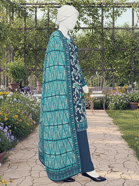 DHAAGE Printed Lawn By ABC Collection 2026 (D-01)