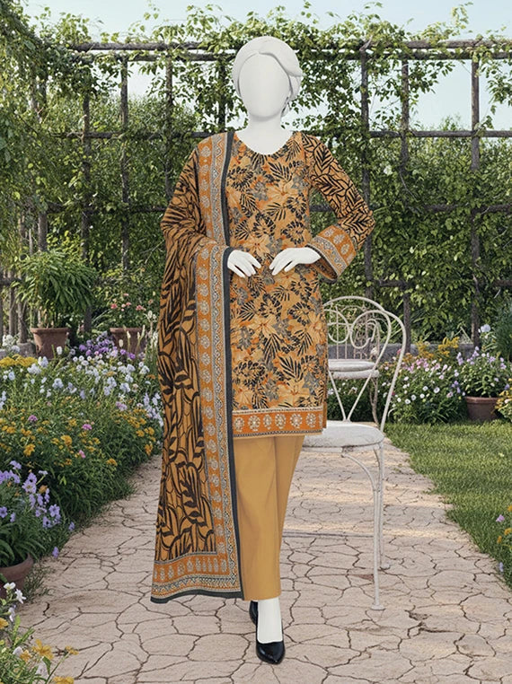 DHAAGE Printed Lawn By ABC Collection 2026 (D-02)