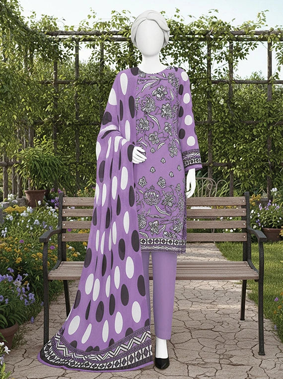DHAAGE Printed Lawn By ABC Collection 2026 (D-03)