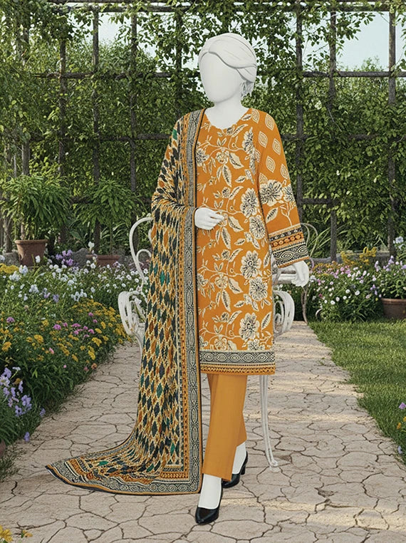 DHAAGE Printed Lawn By ABC Collection 2026 (D-04)