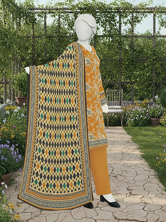 DHAAGE Printed Lawn By ABC Collection 2026 (D-04)